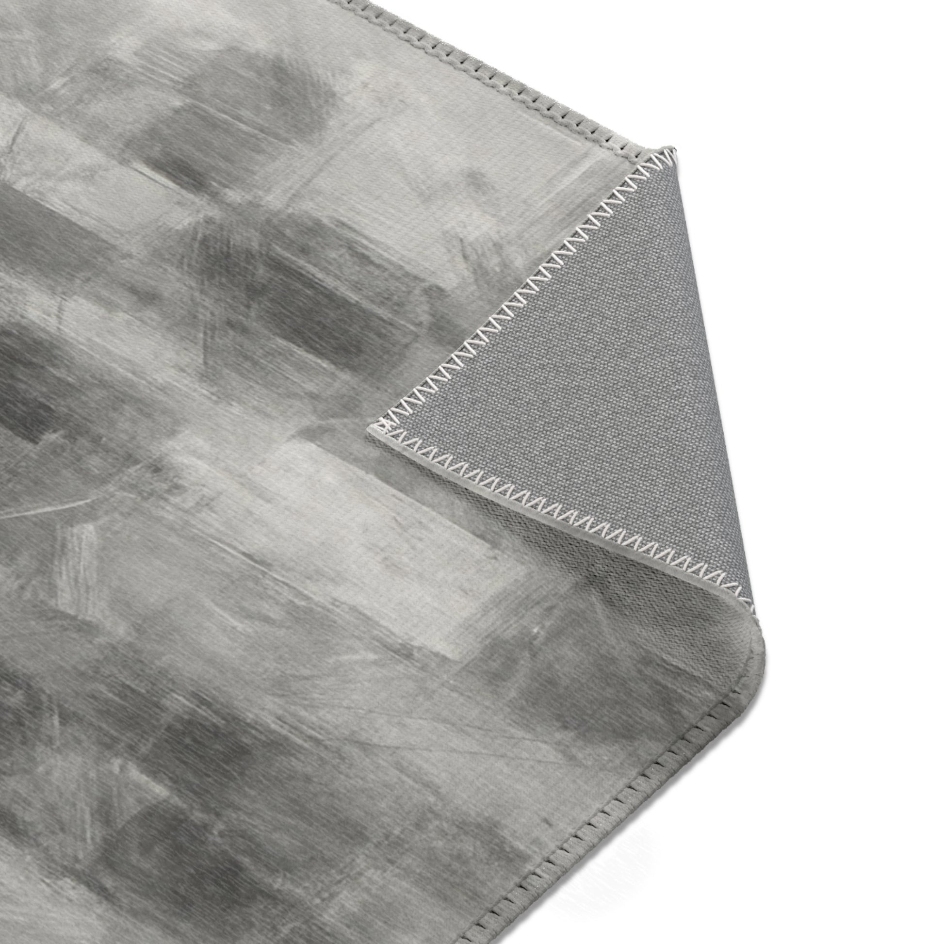 Modern Abstract Area Rug, Boho Home Decor, Soft Indoor Carpet, Living Room Textile, Neutral Tones for Minimalist Spaces - TRV