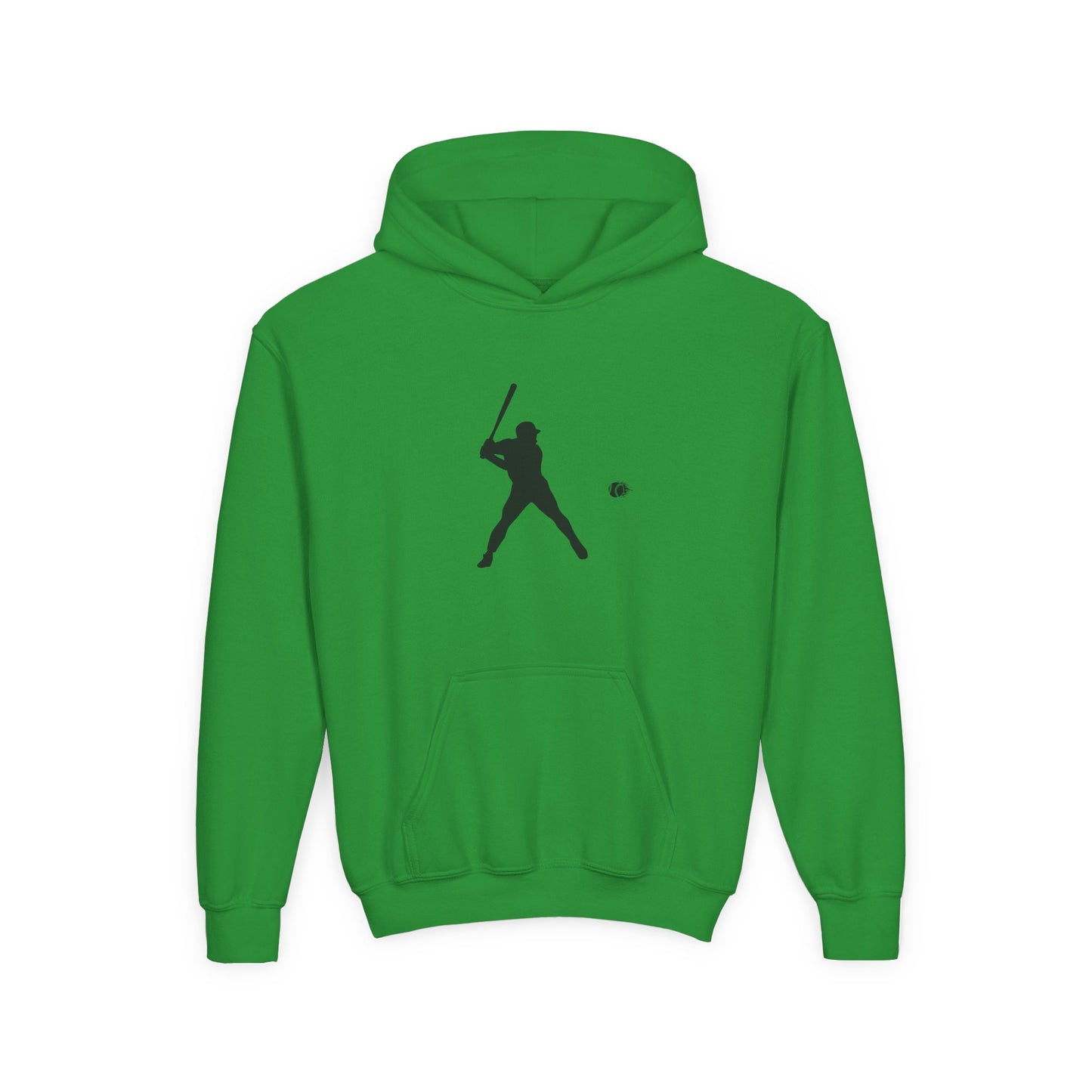 Baseball Themed Youth Hoodie, Sports Sweatshirt, Kids Gift, Youth Apparel, Baseball Fan Gear, Athletic Hoodie