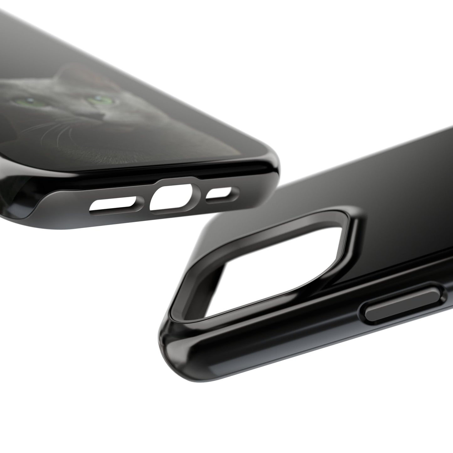 Russian Blue Cat Phone Case — Magnetic Impact-Resistant iPhone Cover