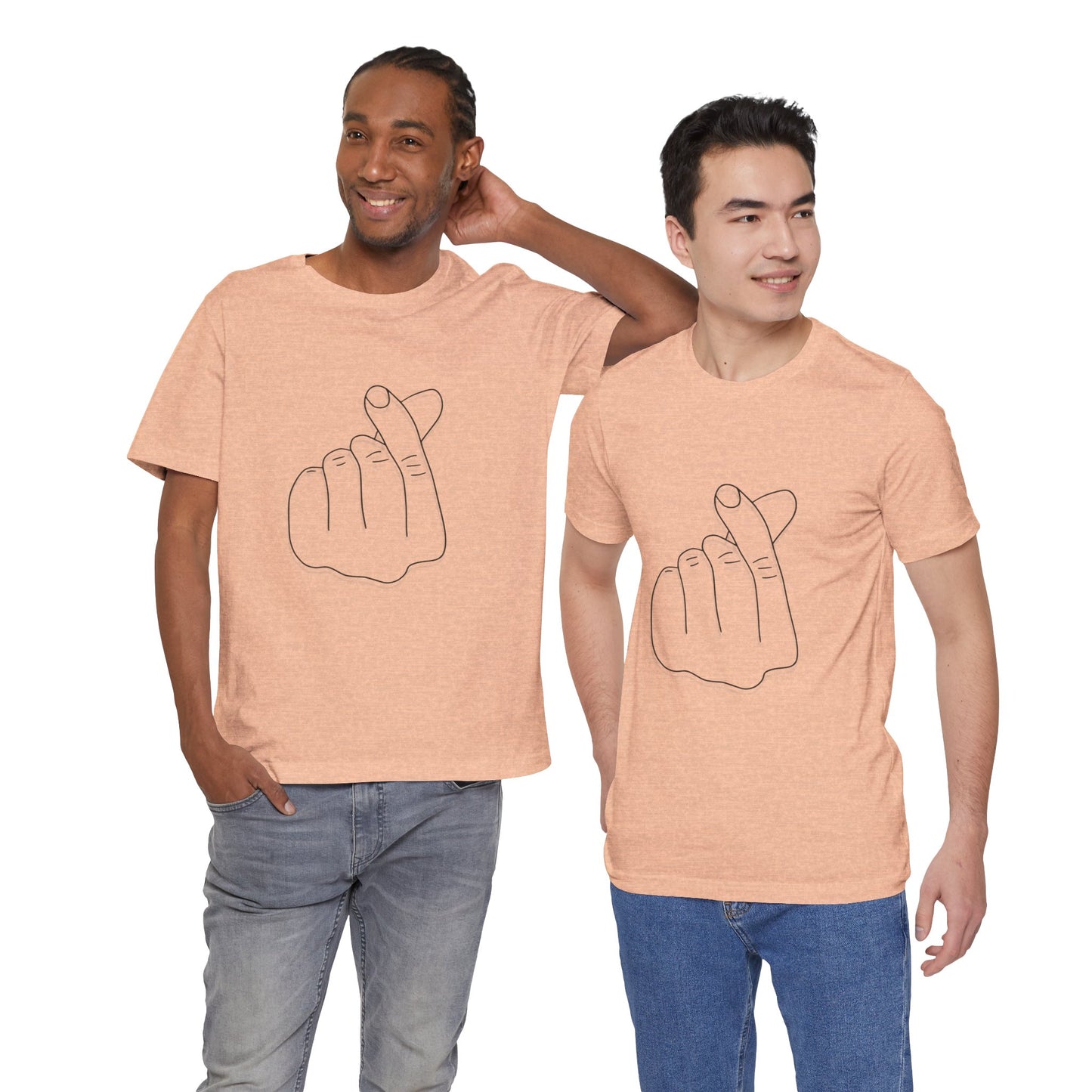 Minimalist Hand Sign Unisex Tee | Casual Everyday Wear | Perfect for Gift Givers