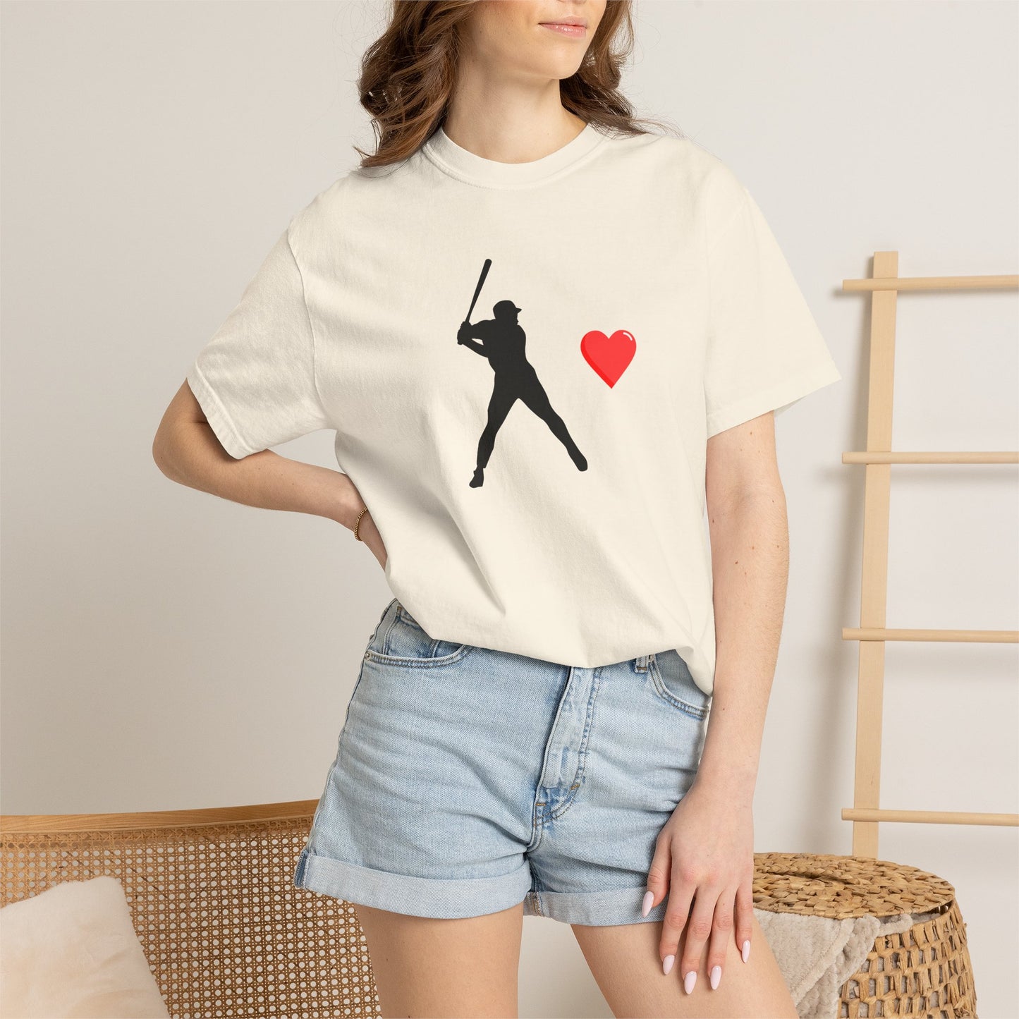 Baseball Love T-Shirt, Unisex Sports Tee, Gift for Baseball Fans, Valentine's Day Shirt, Game Day Apparel, Soft Cotton Top
