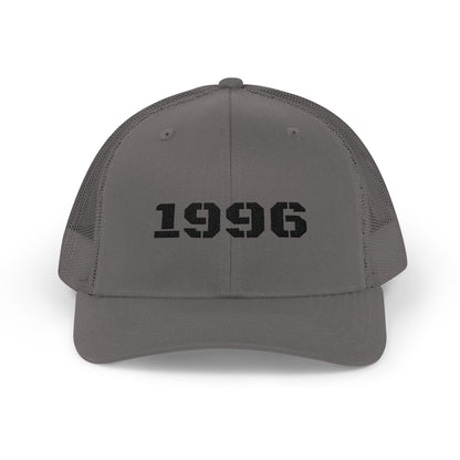 Vintage 1996 Snapback Trucker Cap, Retro Hat, Birthday Gift, Cool Dad Cap, Summer Accessory, Casual Streetwear - TRV