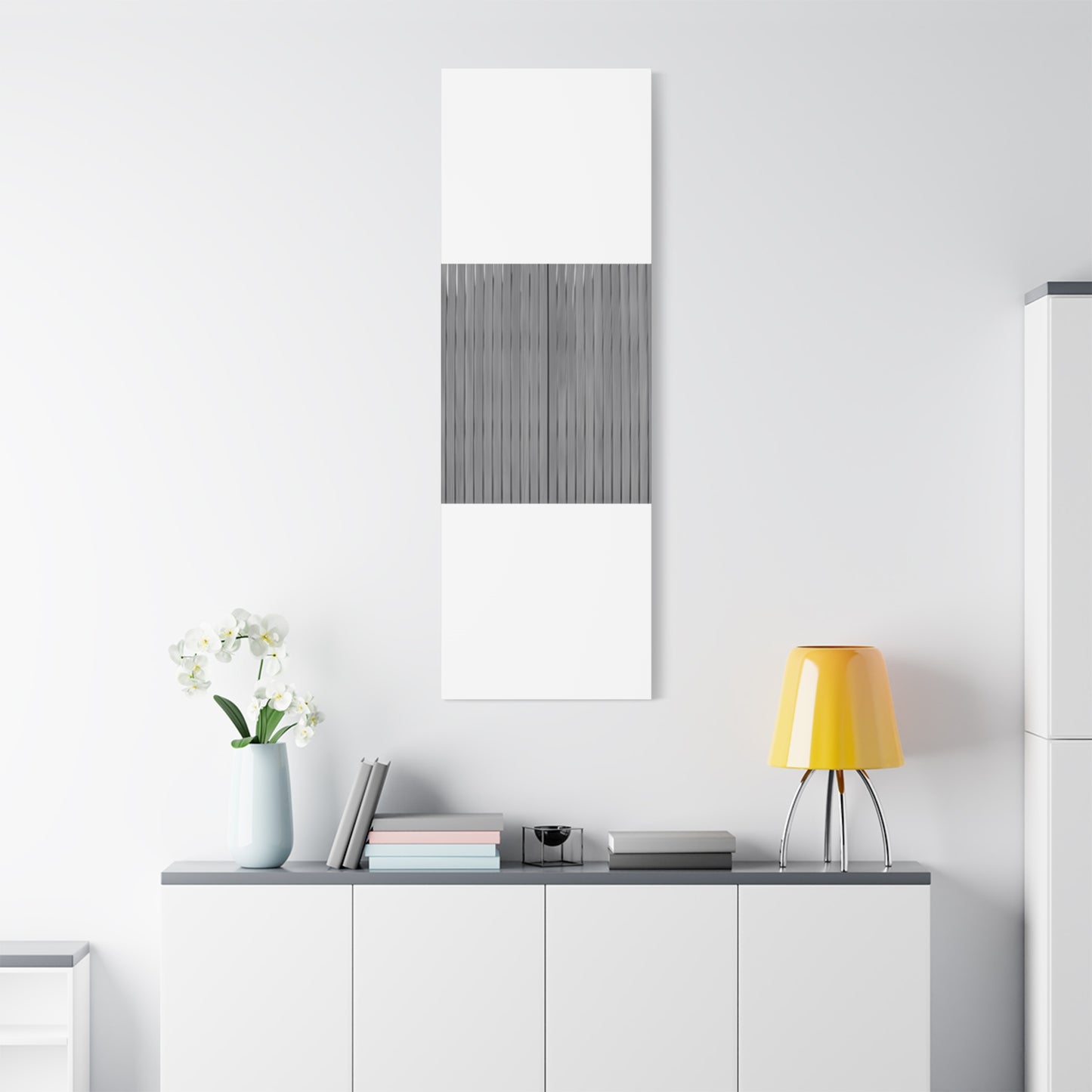 Modern Striped Canvas Art - 1.25" Stretched Wall Decor - TRV