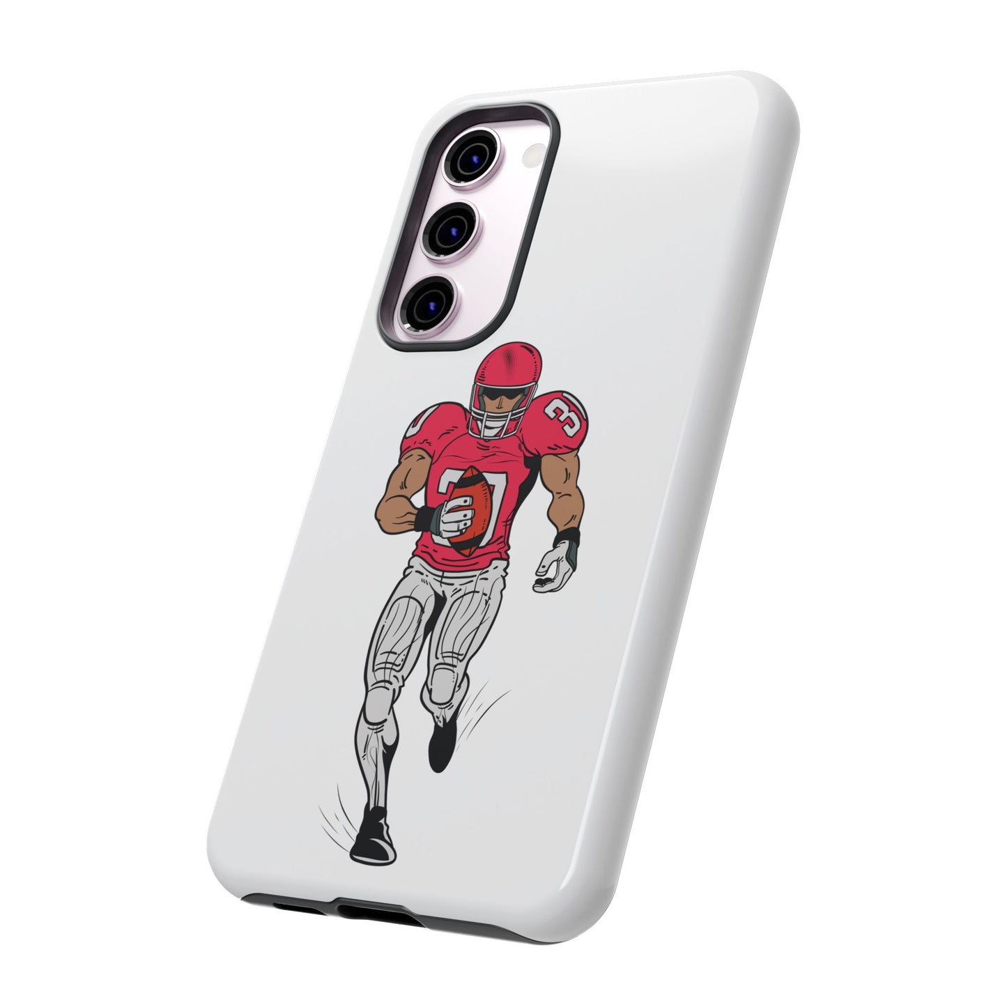 Football Player Tough Case, Sports Phone Cover, Athlete Gift, Tough Phone Case, Fall Sports, Football Lover's Accessory - TRV