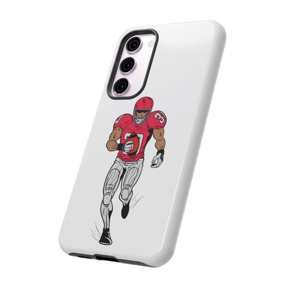 Football Player Tough Case, Sports Phone Cover, Athlete Gift, Tough Phone Case, Fall Sports, Football Lover's Accessory - TRV