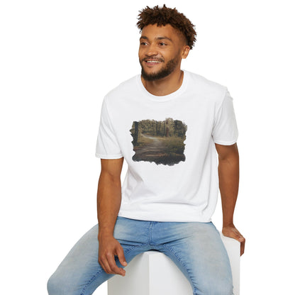 Nature-Inspired Unisex Softstyle T-Shirt, Eco-Friendly Fashion, Outdoor Lover Tee, Gift for Nature Enthusiasts, Casual Everyday Wear