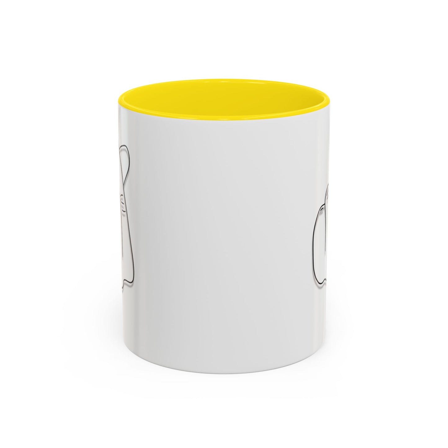 K-Pop Accent Mug - Love Gesture Design (11oz, 15oz), Korean Pop Coffee Cup, K-Pop Lover Gift, Cute Drinkware, Unique Mug