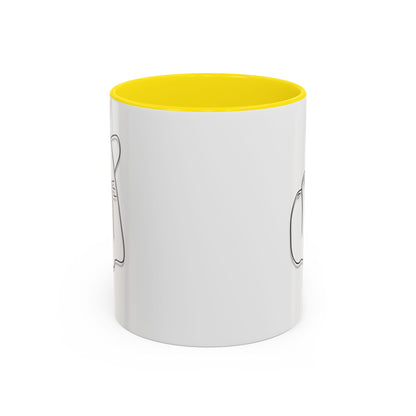 K-Pop Accent Mug - Love Gesture Design (11oz, 15oz), Korean Pop Coffee Cup, K-Pop Lover Gift, Cute Drinkware, Unique Mug