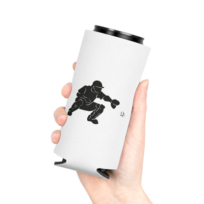 Baseball Catcher Can Cooler - Baseball Love, Game Day Drink Cooler, Sports Fan Gift, Tailgate Essential, Team Spirit Party Favor