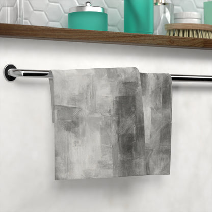 Chic Abstract Face Towel, Modern Bathroom Decor, Luxury Spa Accessory, Trendy Gift, Perfect for Weddings and Housewarming - TRV