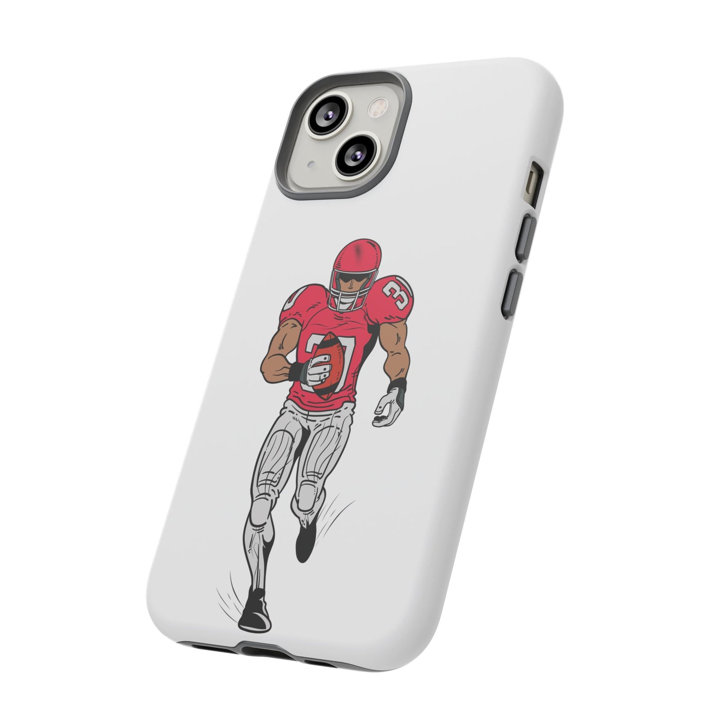 Football Player Tough Case, Sports Phone Cover, Athlete Gift, Tough Phone Case, Fall Sports, Football Lover's Accessory - TRV
