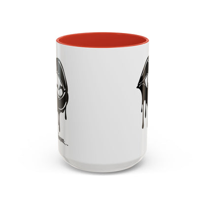 Dripping Lip Coffee Mug – "hmm..." Accent Ceramic Mug (11/15oz)