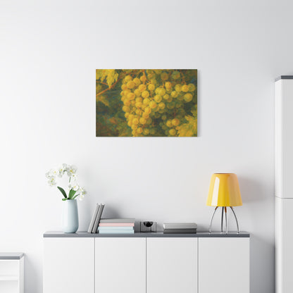 Yellow Grape Cluster Canvas - TRV