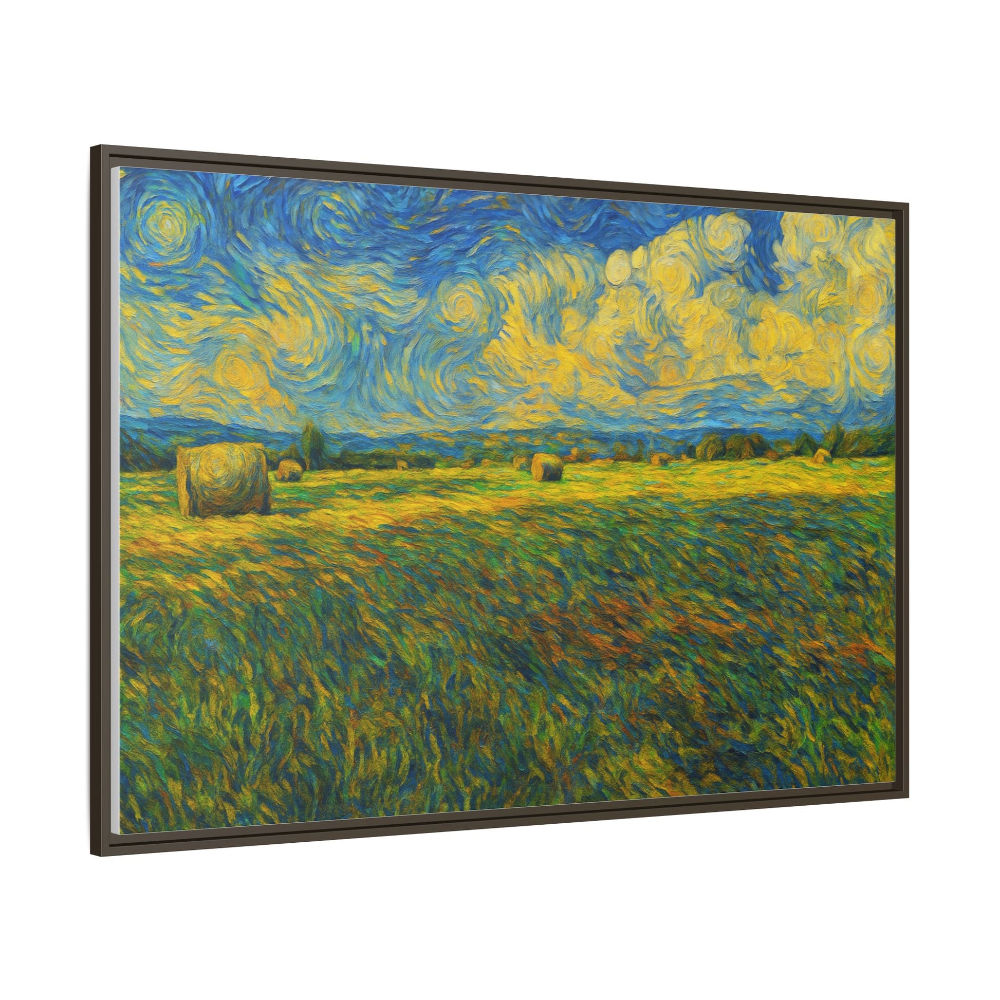 Landscape Matte Canvas, Framed (Multi-color) - TRV