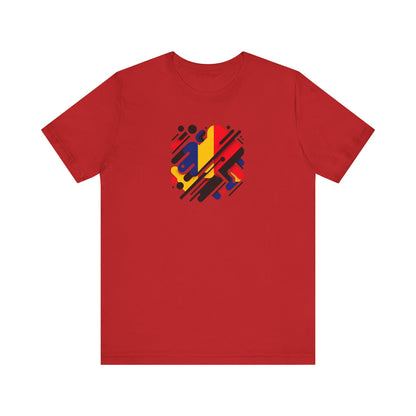 Artistic Heart Unisex Jersey Tee - Vibrant Graphic Tee, Casual Wear, Gift for Art Lovers, Birthday Surprise, Everyday Comfort - TRV