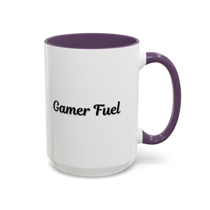 Gamer Fuel Accent Coffee Mug - Perfect for Gamers