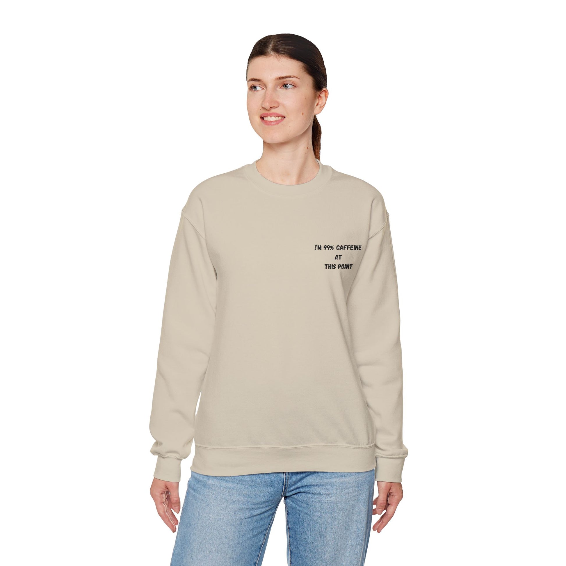 Caffeine Lover's Crewneck Sweatshirt | Unisex Heavy Blend - TRV