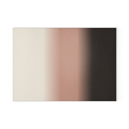 Neutral Gradient Glass Cutting Board | Modern Ombre Kitchen Decor