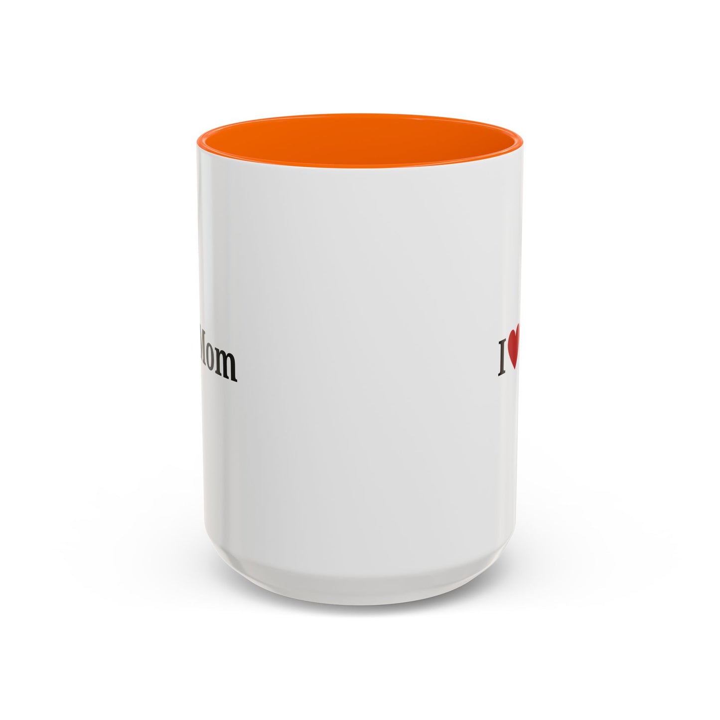 I Love Mom Accent Coffee Mug - Perfect Gift for Mother's Day & Special Occasions - TRV