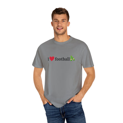 Unisex Football Love Tee - Casual Cotton T-Shirt, Gift for Sports Fans, Comfortable Daily Wear, Perfect for Game Days, Fun Summer Outfits - TRV