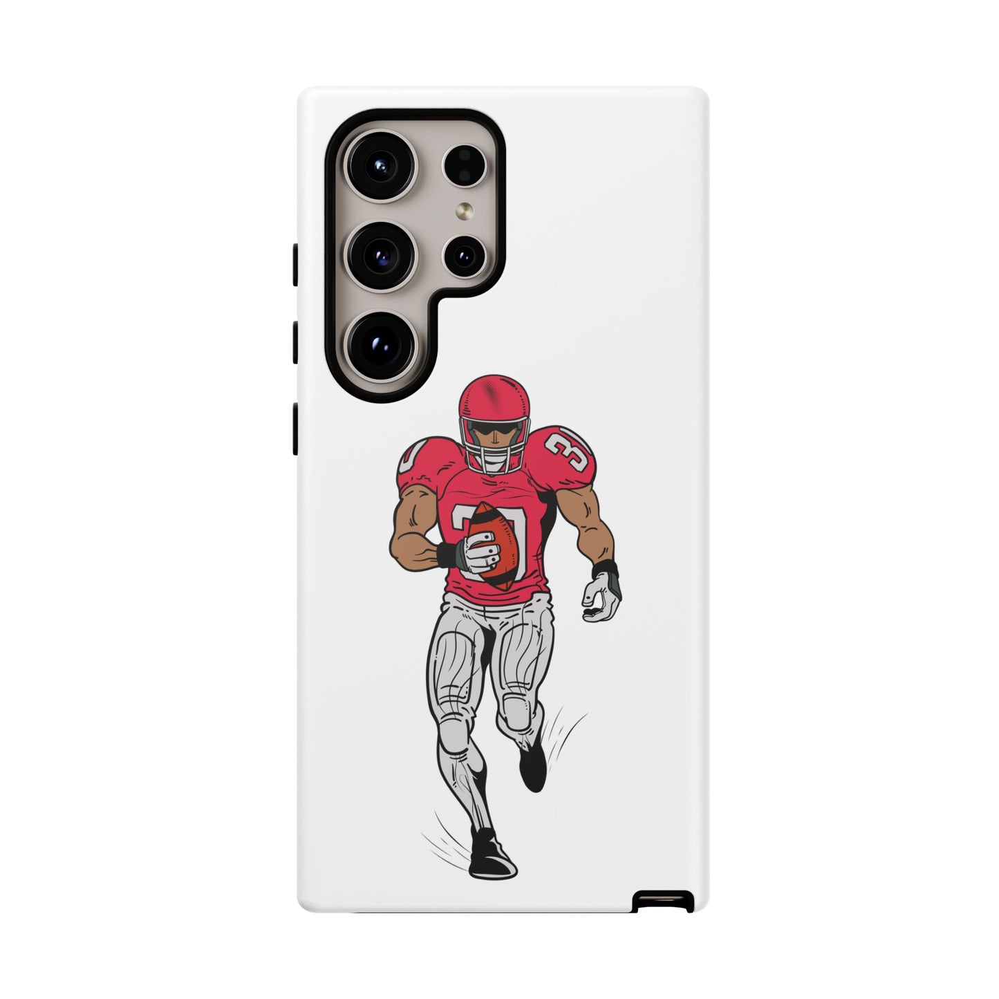 Football Player Tough Case, Sports Phone Cover, Athlete Gift, Tough Phone Case, Fall Sports, Football Lover's Accessory - TRV