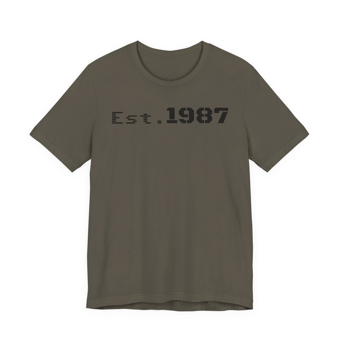 Est. 1987 Unisex Tee - Vintage Style Shirt, 80s Birth Year Gift, Casual Wear, Birthday T-Shirt, Retro Graphic Tee