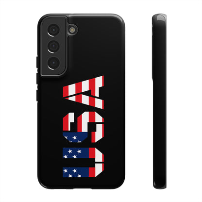 USA Flag Phone Case, Tough Phone Cover, Patriotic Gift, Independence Day Accessory, American Pride Mobile Case - TRV