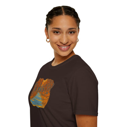Autumn Pathway Unisex Softstyle T-Shirt, Cozy Fall Shirt, Nature Lover Tee, Scenic Route Top, Gift for Hikers, Casual Wear, Outdoor [...]