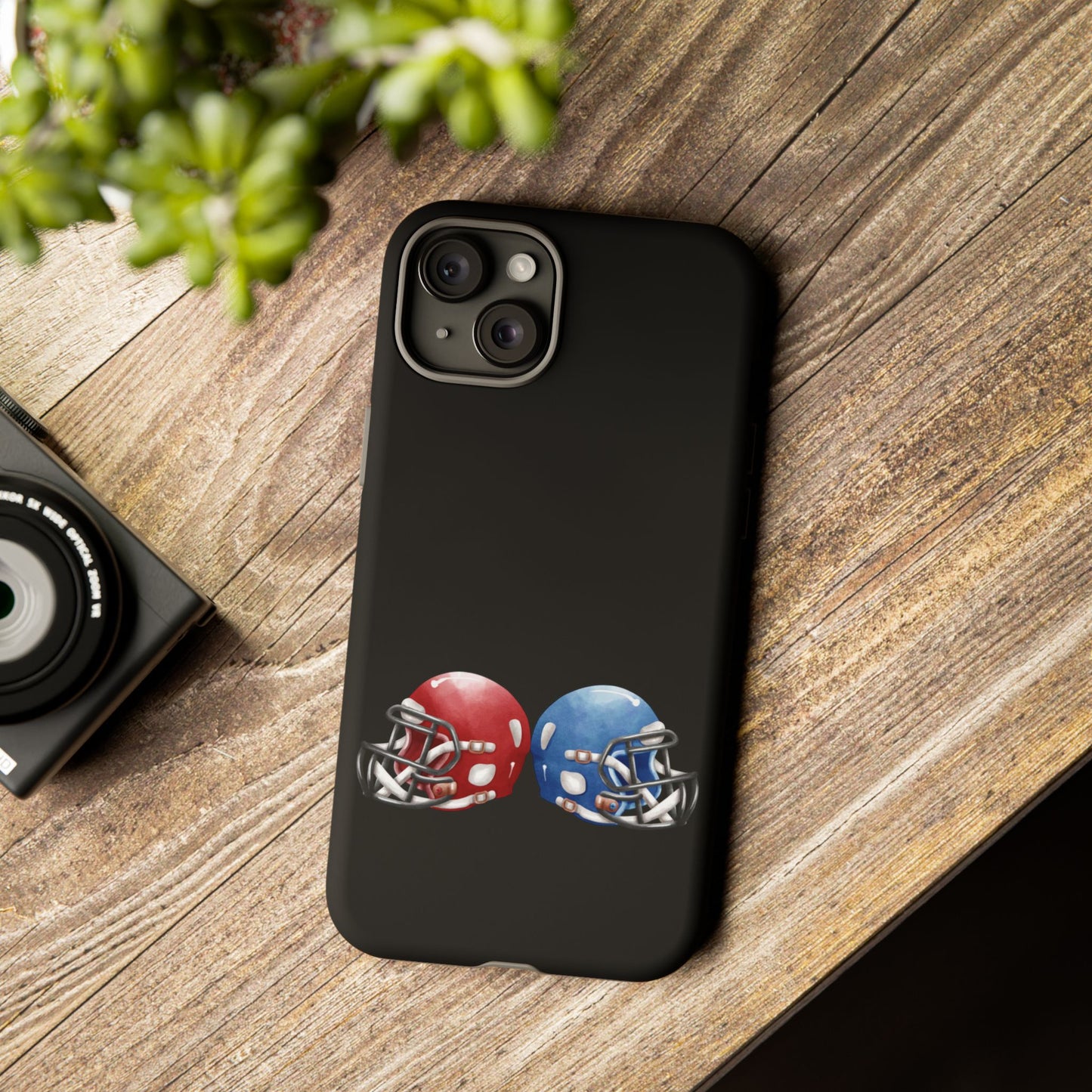 Football Helmet Phone Case, Tough Cases for Sports Fans, Gifts for Gamers, Durable Phone Cover, Unique Tech Accessories - TRV