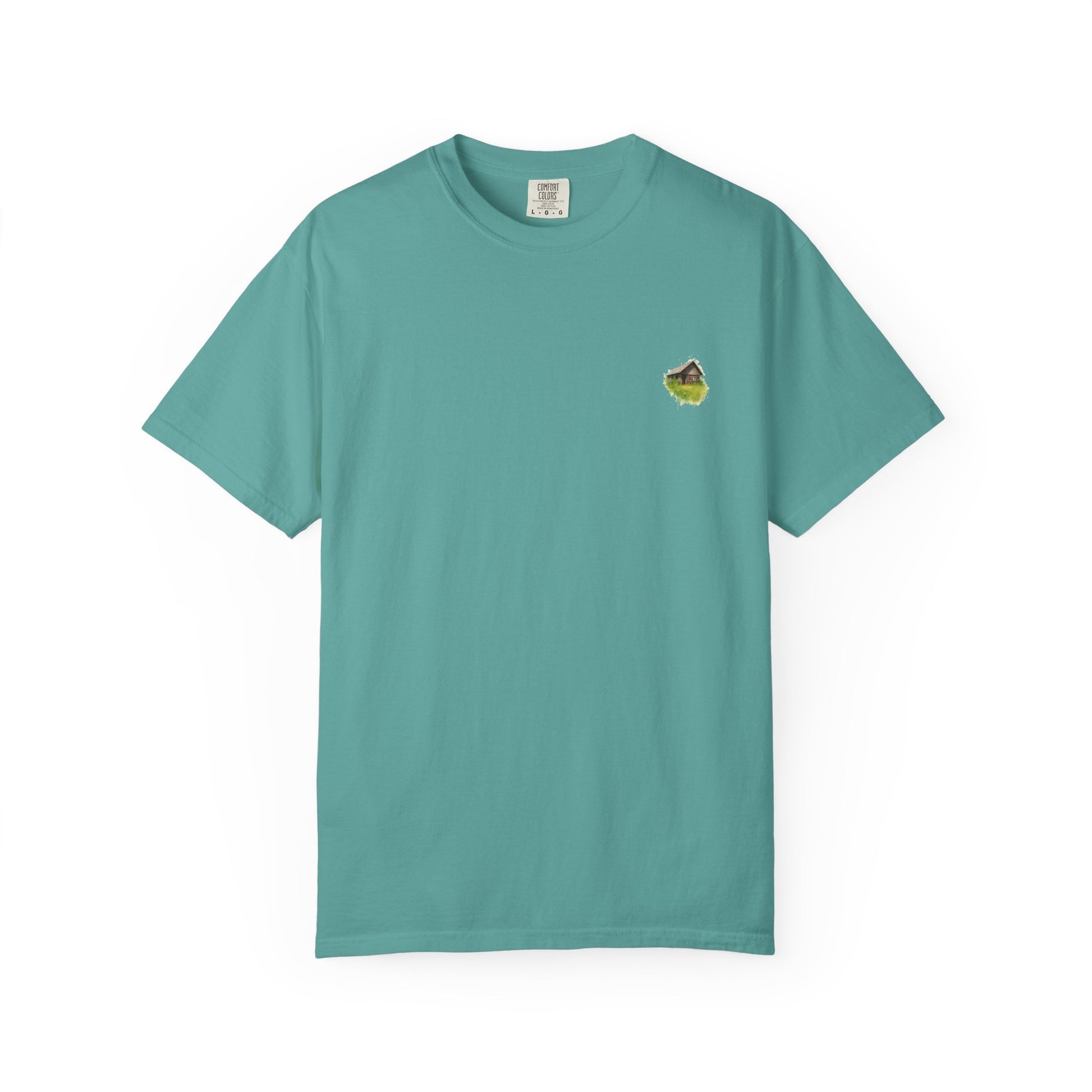 Nature-Inspired Unisex Garment-Dyed T-Shirt, Eco-Friendly Tee, Summer Casual Wear, Gift for Nature Lovers, Relaxed Fit T-Shirt - TRV