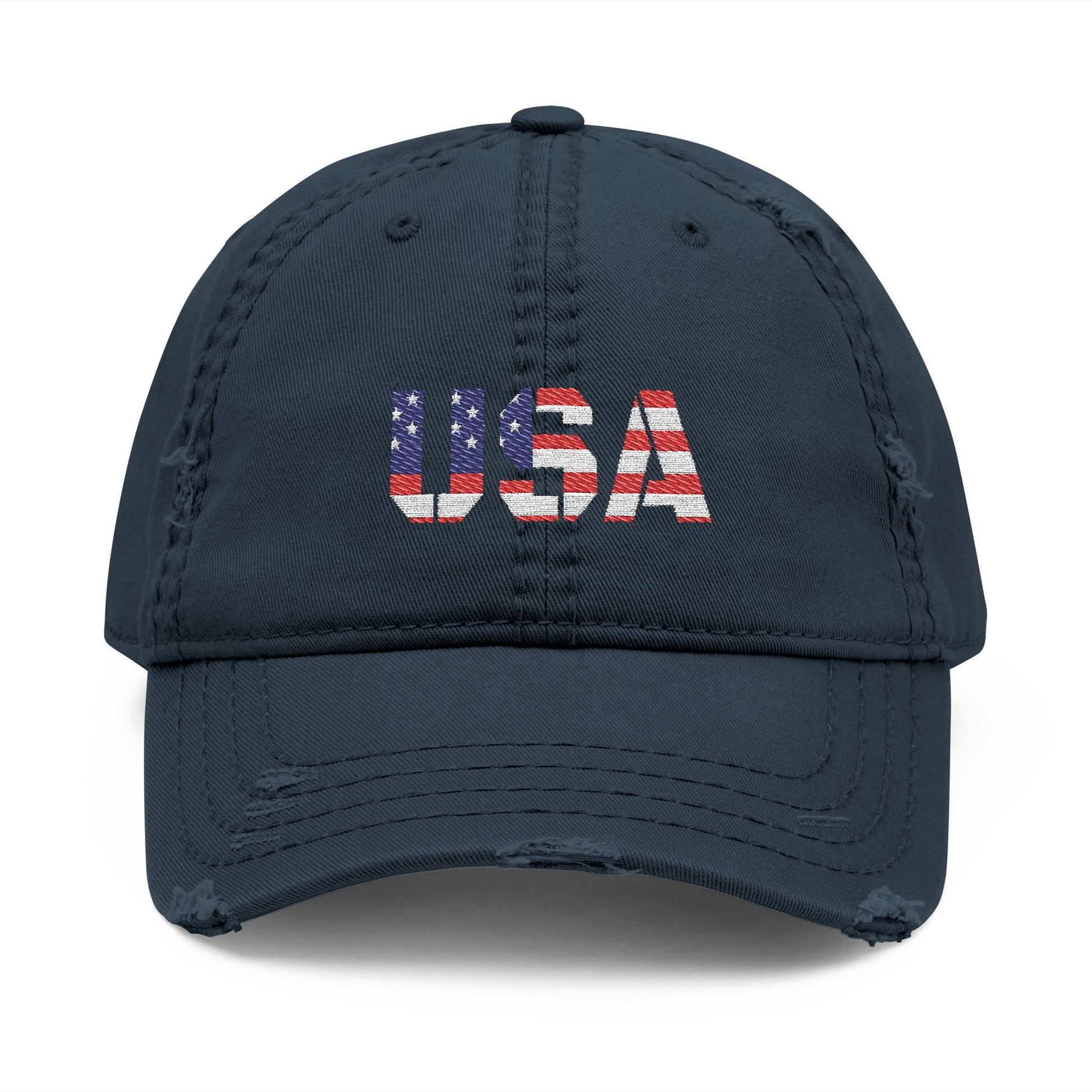 Dad Hat - Distressed USA Patriotic Baseball Cap - TRV