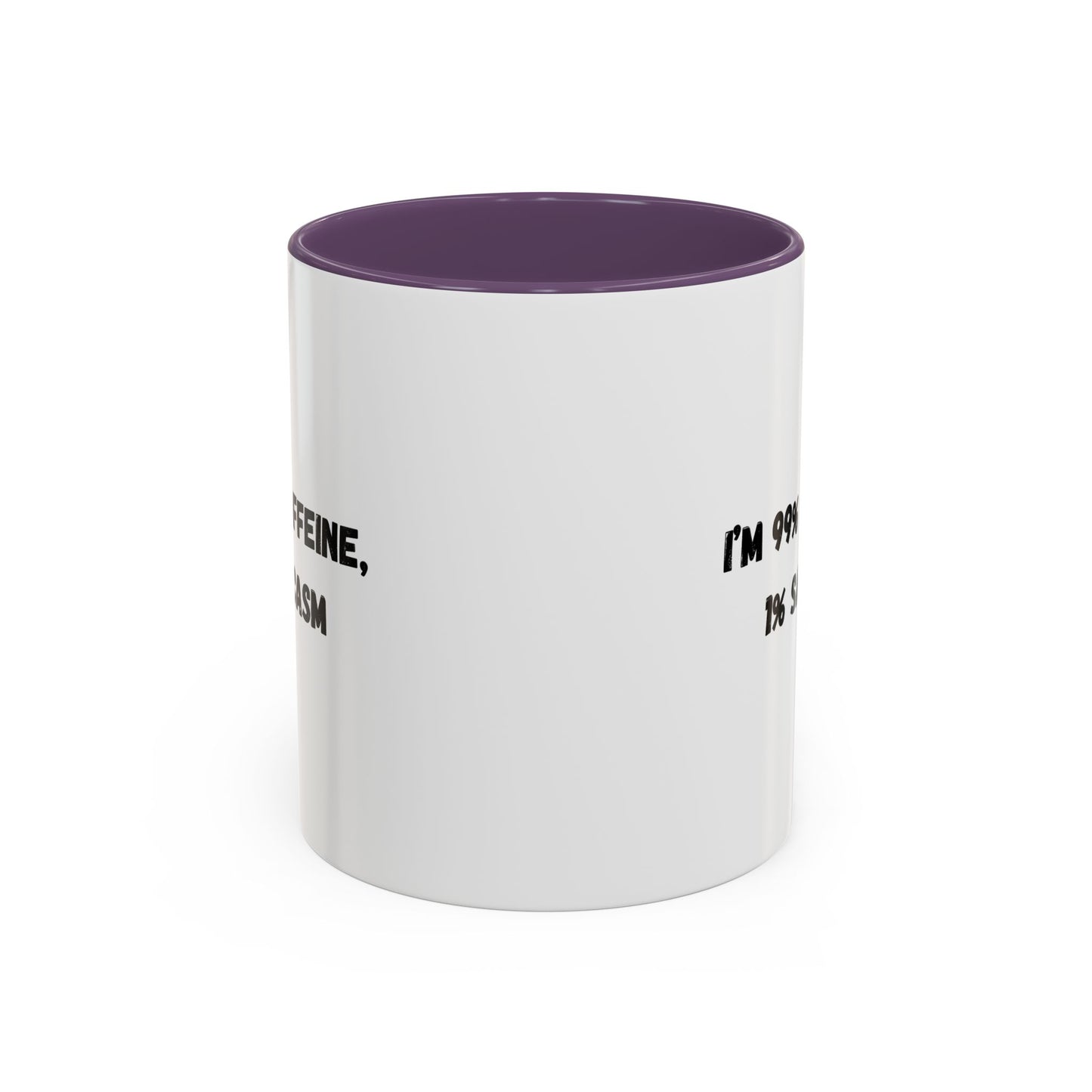 Sarcastic Coffee Mug - Funny Gift for Coffee Lovers, Black and White Accent Mug, Gift for Birthdays, Office Humor, Caffeine Enthusiasts