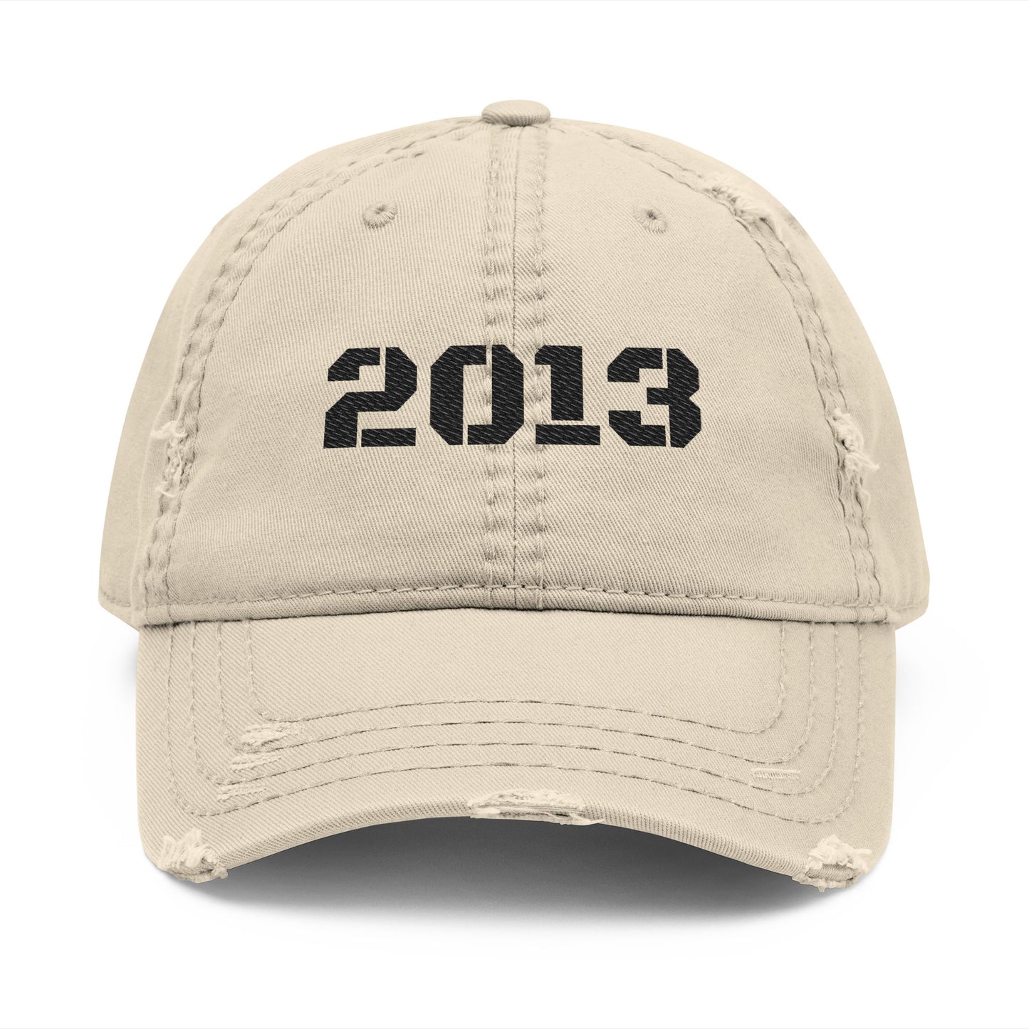 Distressed Dad Hat with Custom Embroidery, Casual Accessories for Everyday Wear, Gift for Dad, Birthday or Anniversary, Stylish Cap - TRV