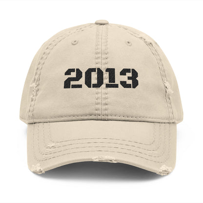 Distressed Dad Hat with Custom Embroidery, Casual Accessories for Everyday Wear, Gift for Dad, Birthday or Anniversary, Stylish Cap - TRV