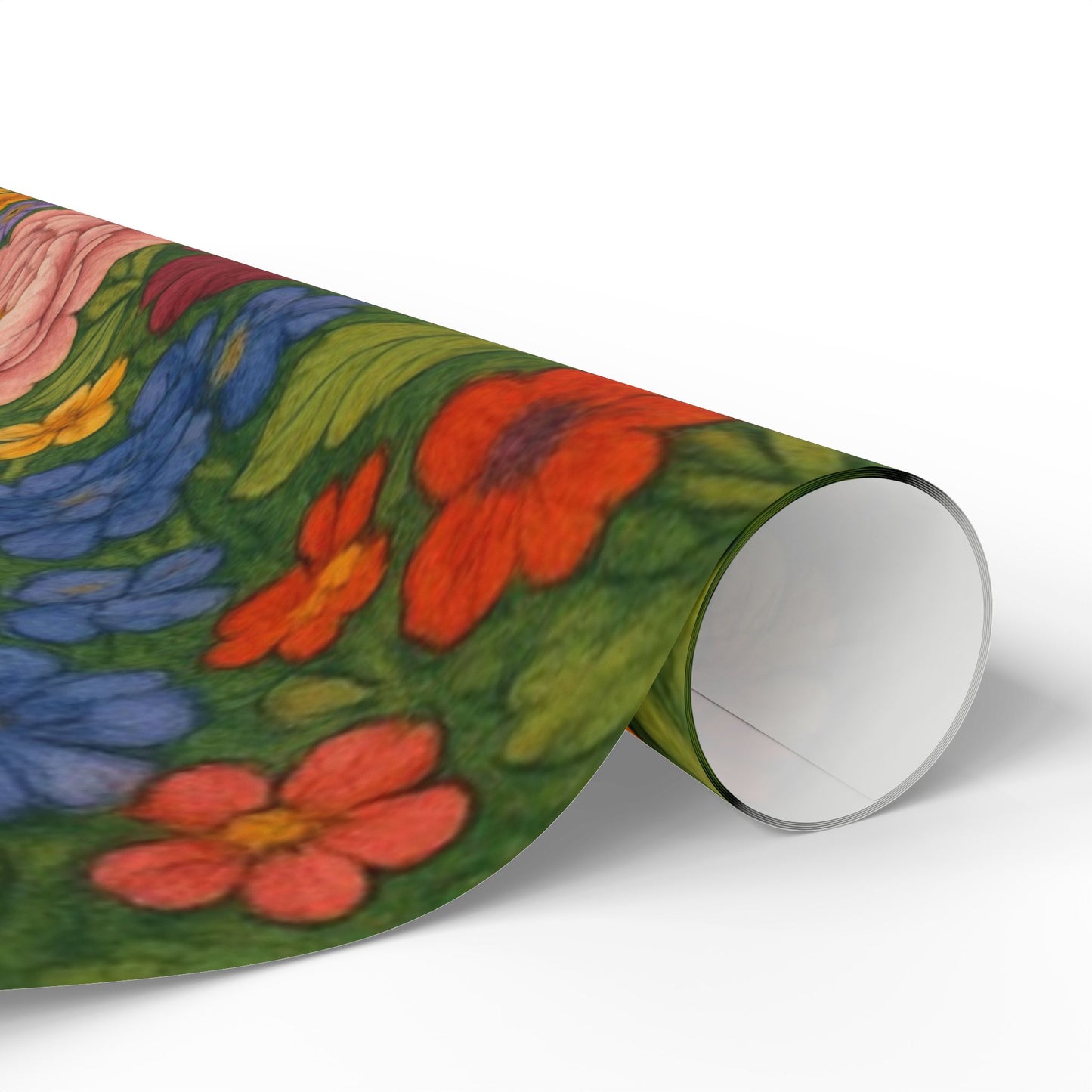 Floral Bouquet Wrapping Paper Roll — Vintage Garden Pattern