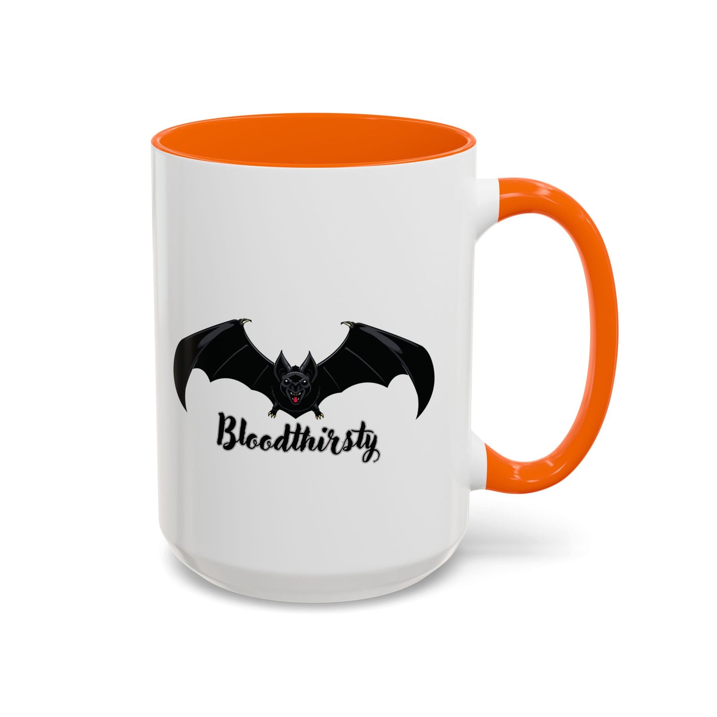 Bloodthirsty Bat Coffee Mug - Unique Halloween and Gothic Accents
