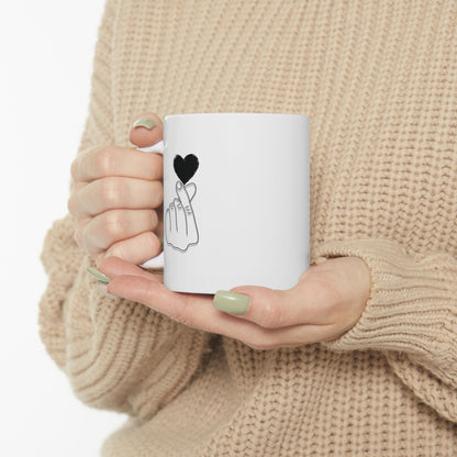 Heartwarming Ceramic Mug for Coffee Lovers - 11oz & 15oz