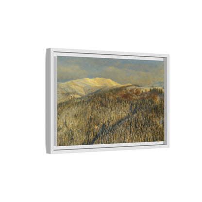 Framed Mountain Canvas Art, Perfect for Home Decor, Nature Wall Art, Gift for Nature Lovers, Cozy Atmosphere - TRV