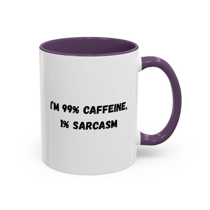 Sarcastic Coffee Mug - Funny Gift for Coffee Lovers, Black and White Accent Mug, Gift for Birthdays, Office Humor, Caffeine Enthusiasts