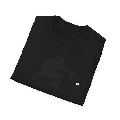 Baseball Catcher Unisex Softstyle T-Shirt, Sports Apparel, Gift for Athletes, Workout Gear, Casual Wear, Special Occasions