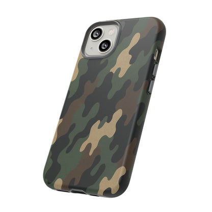 Camouflage Phone Case, Tough Cases, Military Style, Unique Phone Accessories, Gift for Him, Durable Phone Cover - TRV
