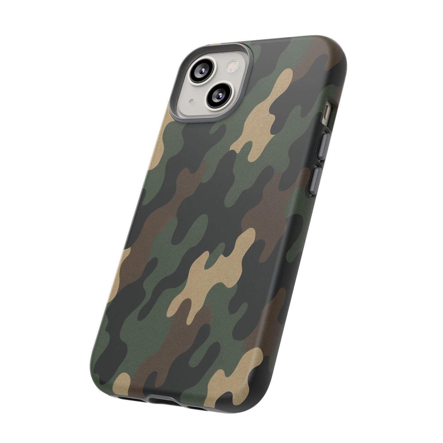 Camouflage Phone Case, Tough Cases, Military Style, Unique Phone Accessories, Gift for Him, Durable Phone Cover - TRV