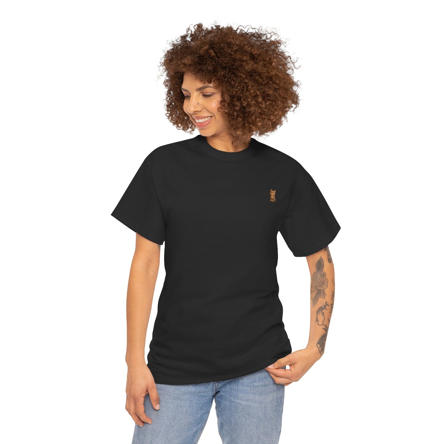 Adorable Cat Graphic Tee, Cute Pet Lover's Shirt, Animal Lover's Gift, Cozy Everyday T-Shirt, Perfect for Cat Lovers