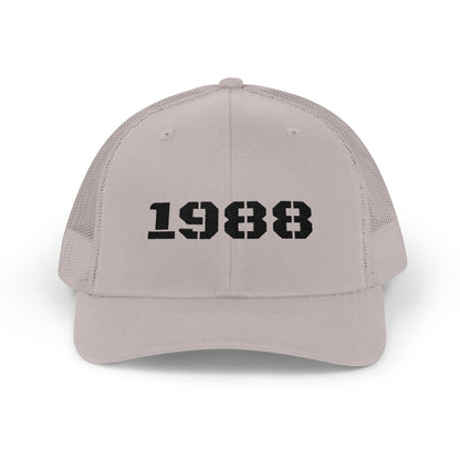 Vintage 1988 Snapback Trucker Cap, Retro Cap, Gift for Him, Father's Day, Birthday Cap, Casual Style, Trendy Hat - TRV