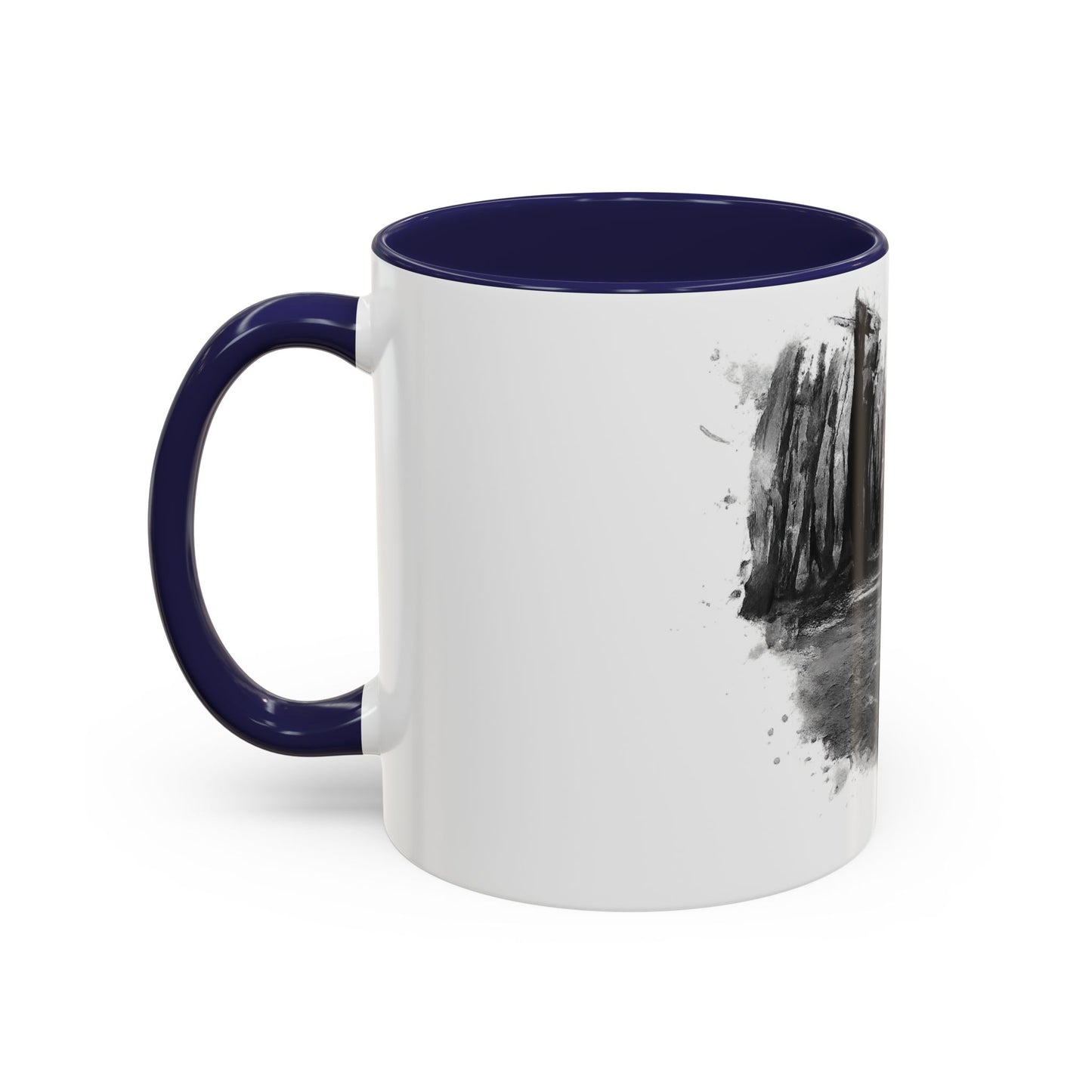 Moody Abstract Forest Coffee Mug | Unique Gift for Nature Lovers, Cozy Home Decor, Perfect for Coffee, Tea, and Hot Chocolate - TRV