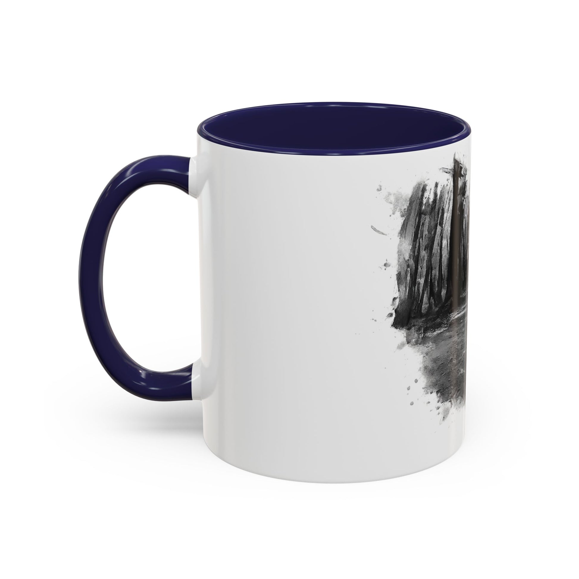 Moody Abstract Forest Coffee Mug | Unique Gift for Nature Lovers, Cozy Home Decor, Perfect for Coffee, Tea, and Hot Chocolate - TRV