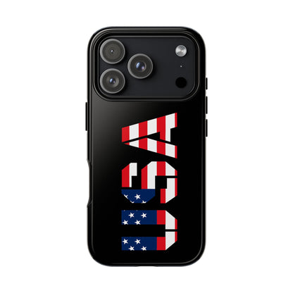 USA Flag Phone Case, Tough Phone Cover, Patriotic Gift, Independence Day Accessory, American Pride Mobile Case - TRV