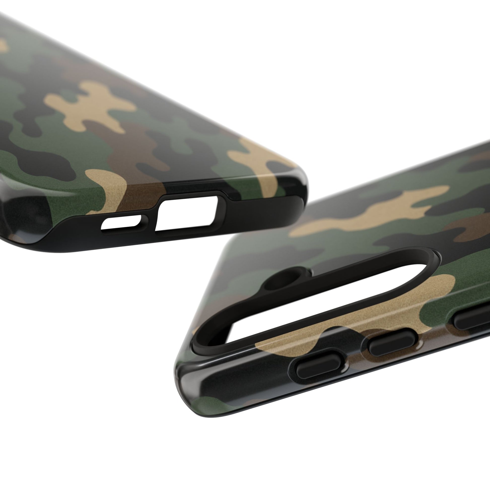 Camouflage Phone Case, Tough Cases, Military Style, Unique Phone Accessories, Gift for Him, Durable Phone Cover - TRV