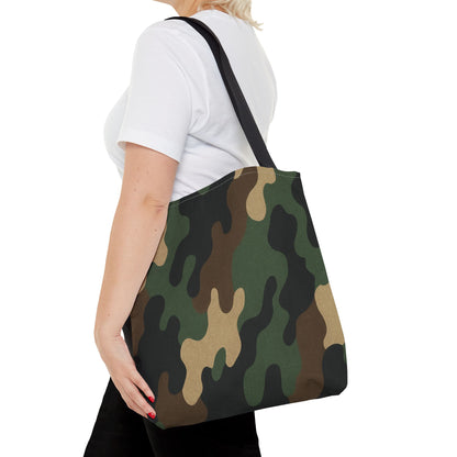 Stylish Camouflage Tote Bag, Reusable Shopping Bag, Beach Tote, Casual Carry-All, Gift for Him or Her - TRV