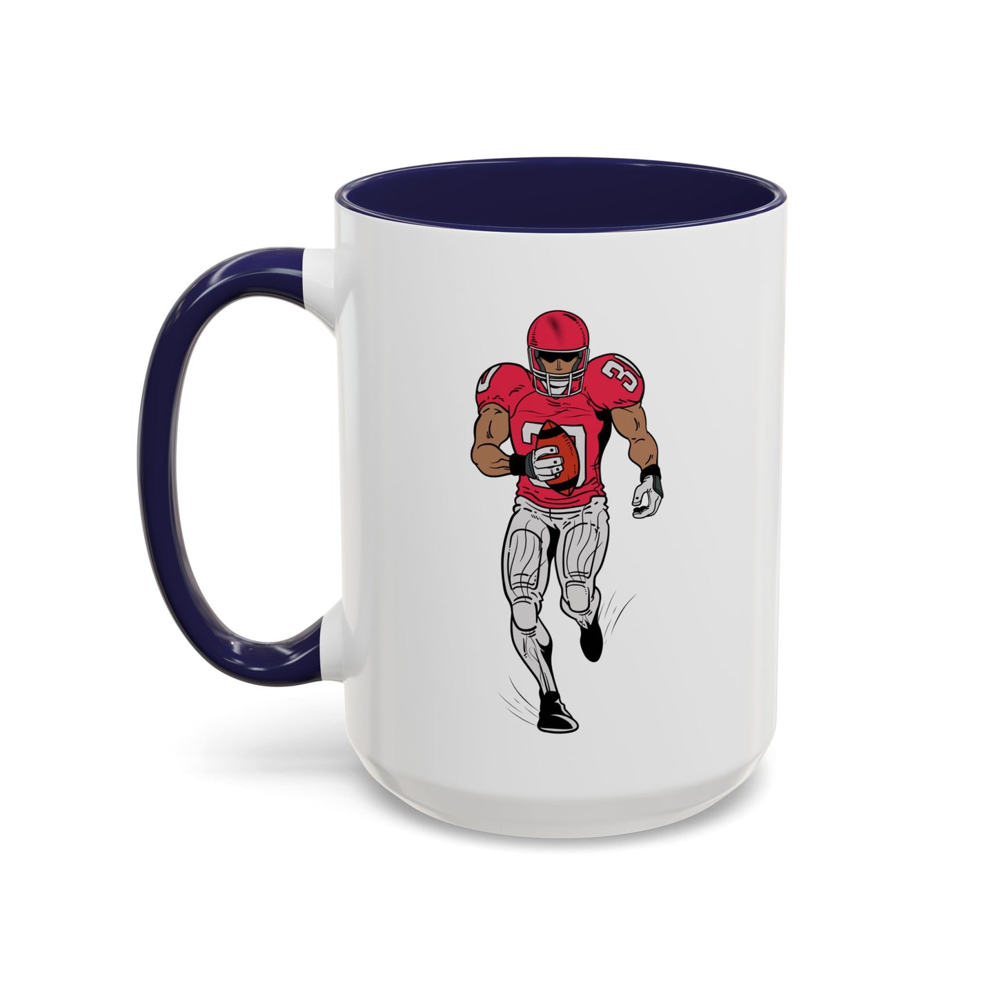 Football Player Coffee Mug, Sports Fan Gift, Motivational Coffee Cup, Game Day Mug, Unique Sports Merchandise